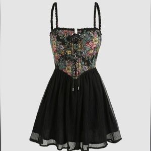Secret Garden Corset Mini Dress